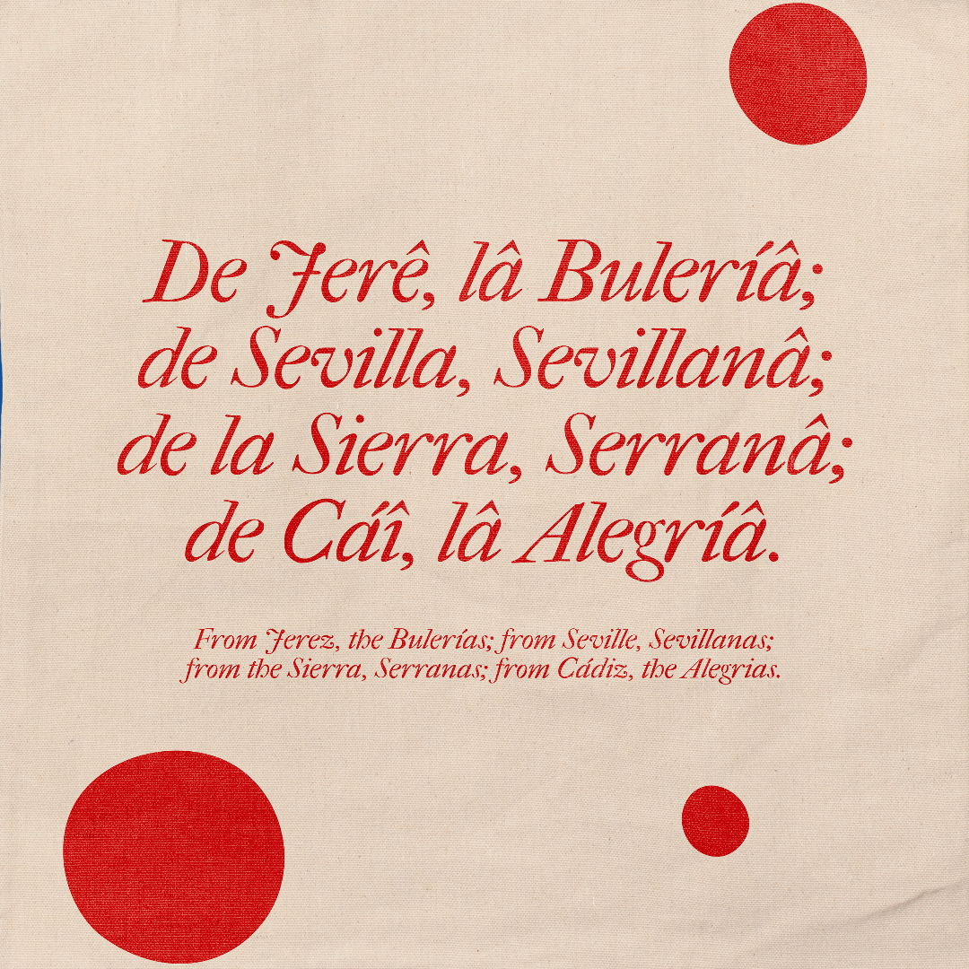 Bolsa "Flamenco por Palos" – Cantes de Andalucía